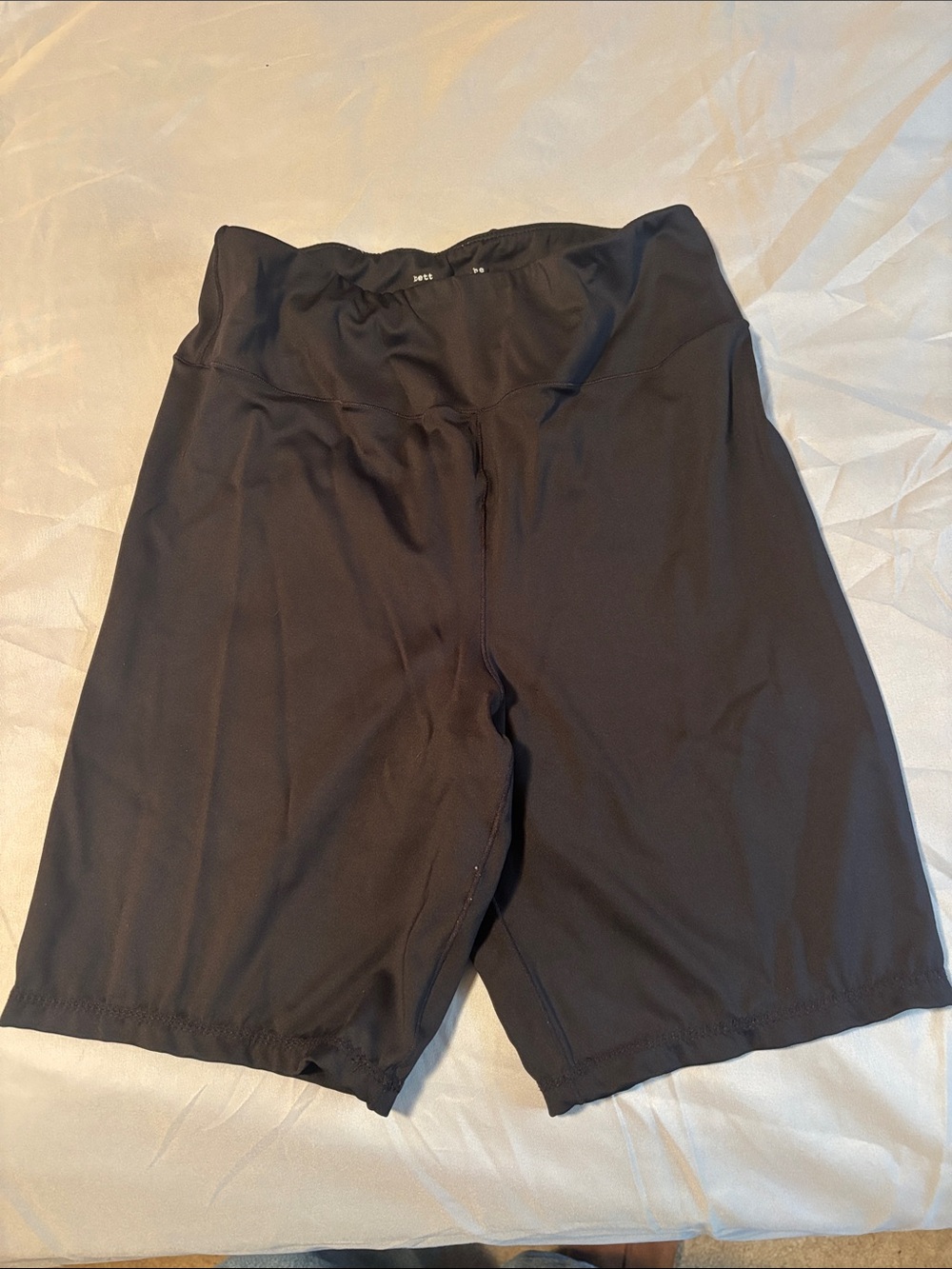 Women’s Black High-Waist Active Shorts